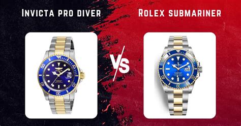 Invicta Pro Diver vs. Rolex Submariner: Dive Deep into the Debate